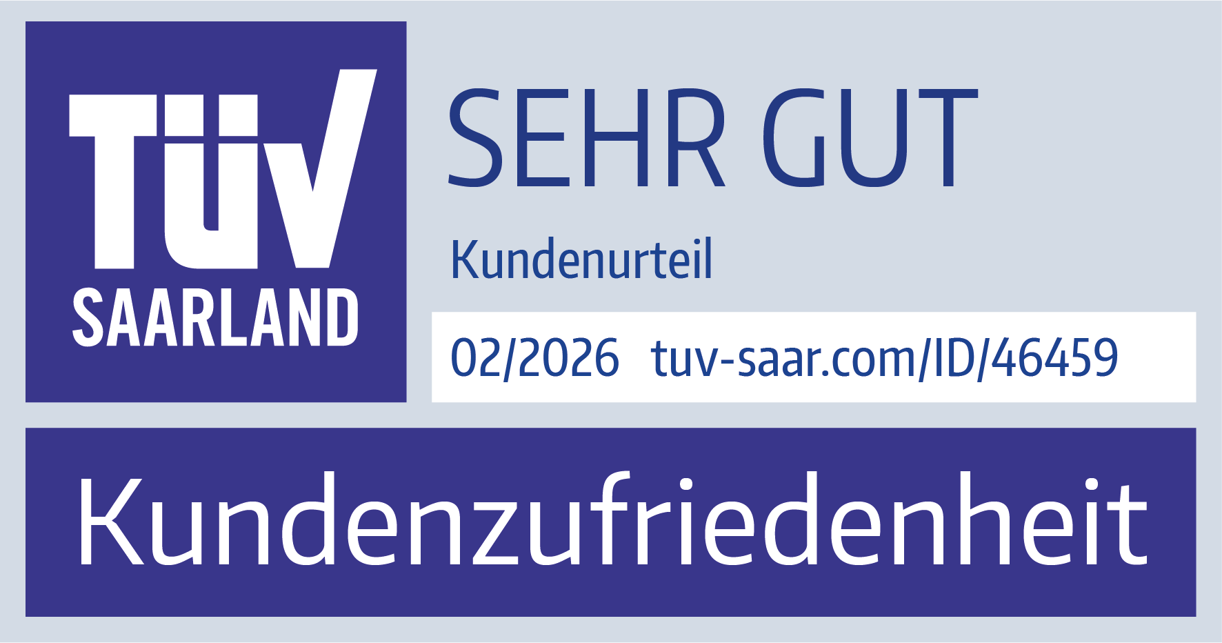 TÜV Saarland: Kundenzufriedenheit sehr gut